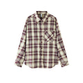 Semir Women Shirt Plaid Long Sleeve Mid Length Loose Dropped Shoulder Retro Campus Style Autumn Blouse Daily Wear 2026