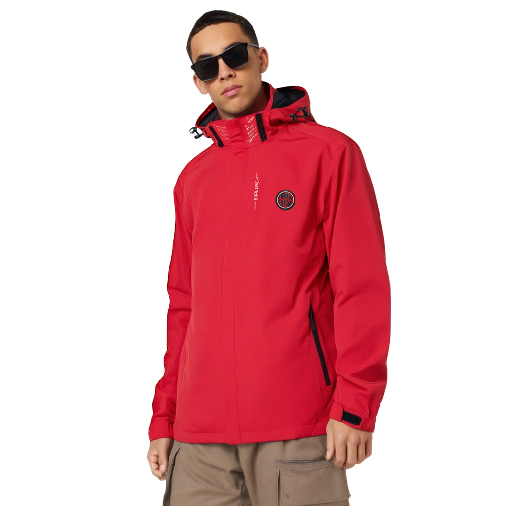Women Interchange Jacket Spring Outdoor Mountaineering On Foot Jacket Couple Fashion Splicing Color Thin Zipper Coat Male